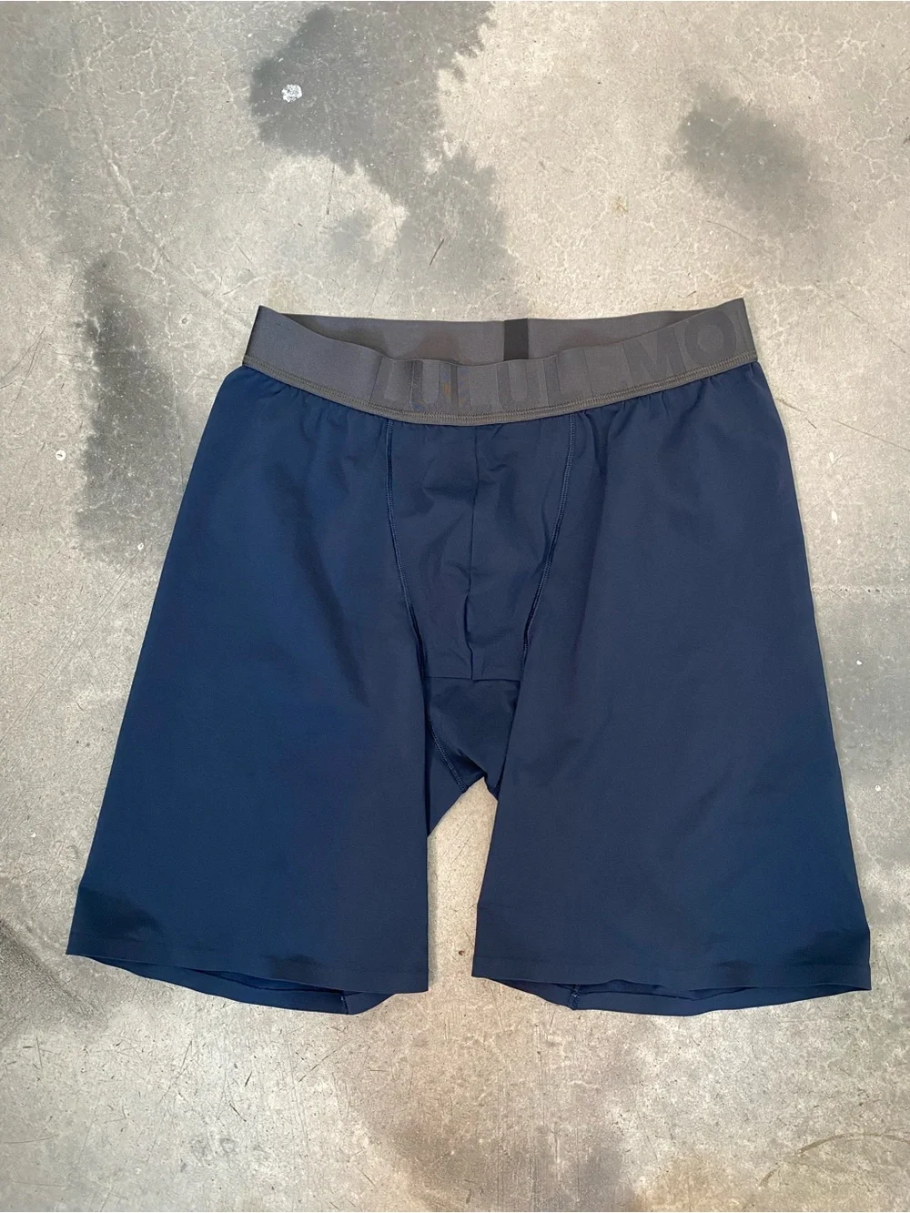 lululemon athletica Boxer Brief 3-Pack — Navy, Teal & Gray 6” Sz L (Sep A-2)